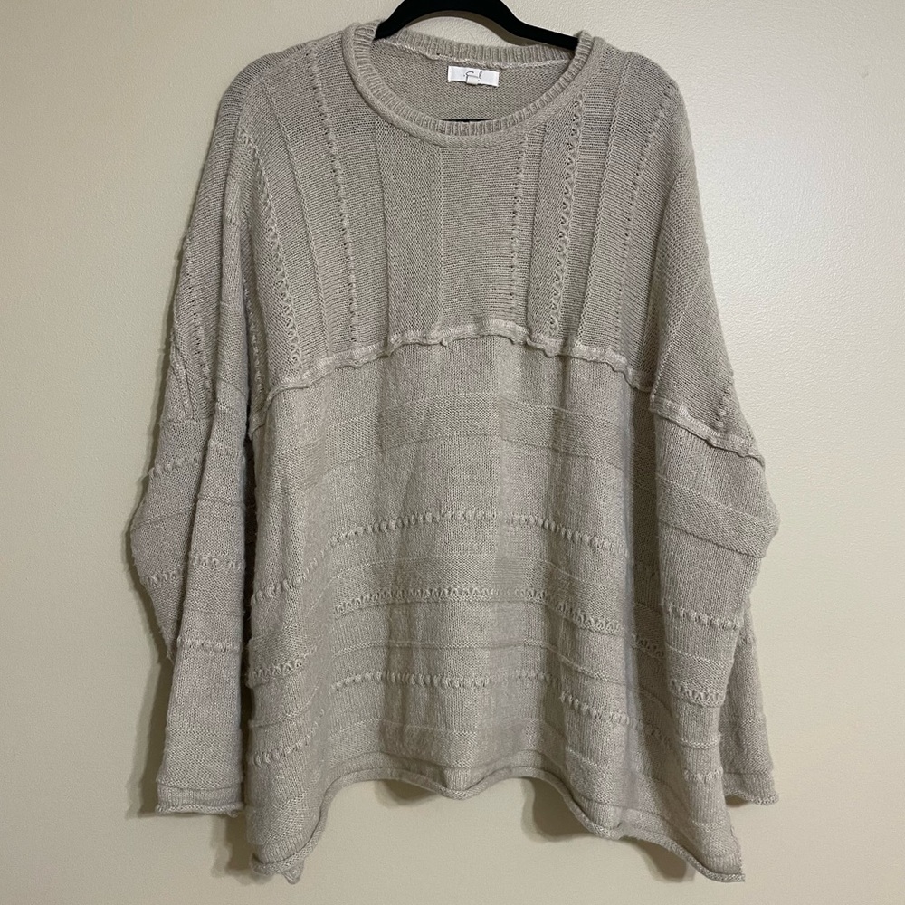 Easel oversized sweater wool blend size‎ large